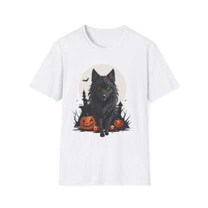 Moonlit Shadow Wolf T Shirt