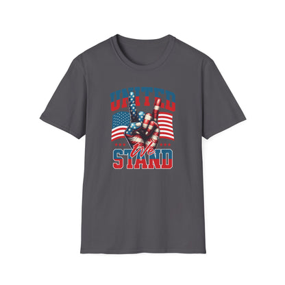 United We Stand Patriotic T Shirt