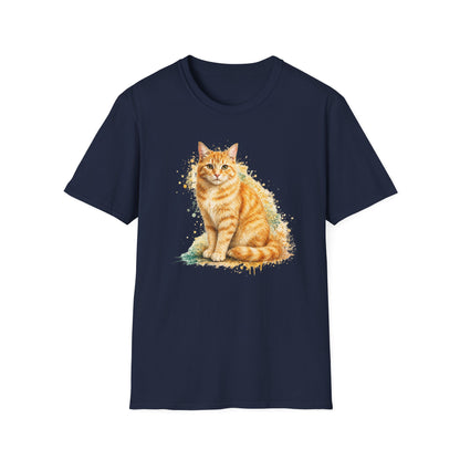 Orange Tabby Cat T Shirt
