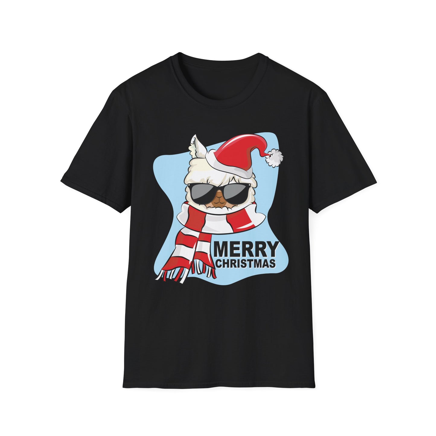 Cool Alpaca Claus T Shirt