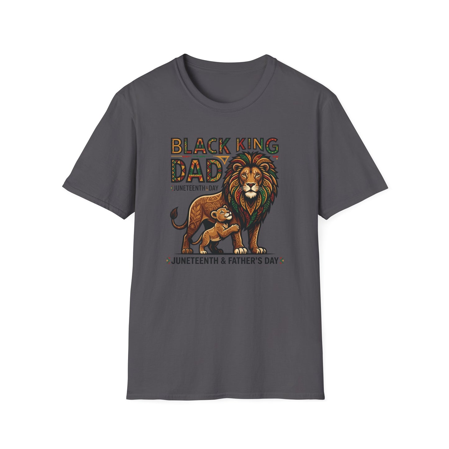 Black King Dad T Shirt