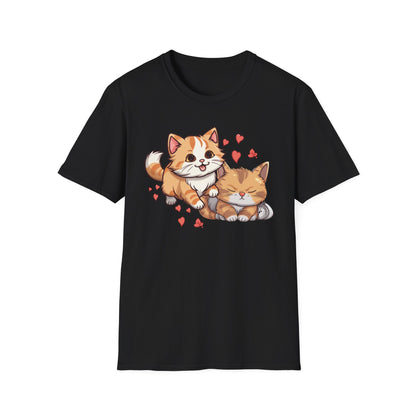 Cur Cat Friendship T Shirt