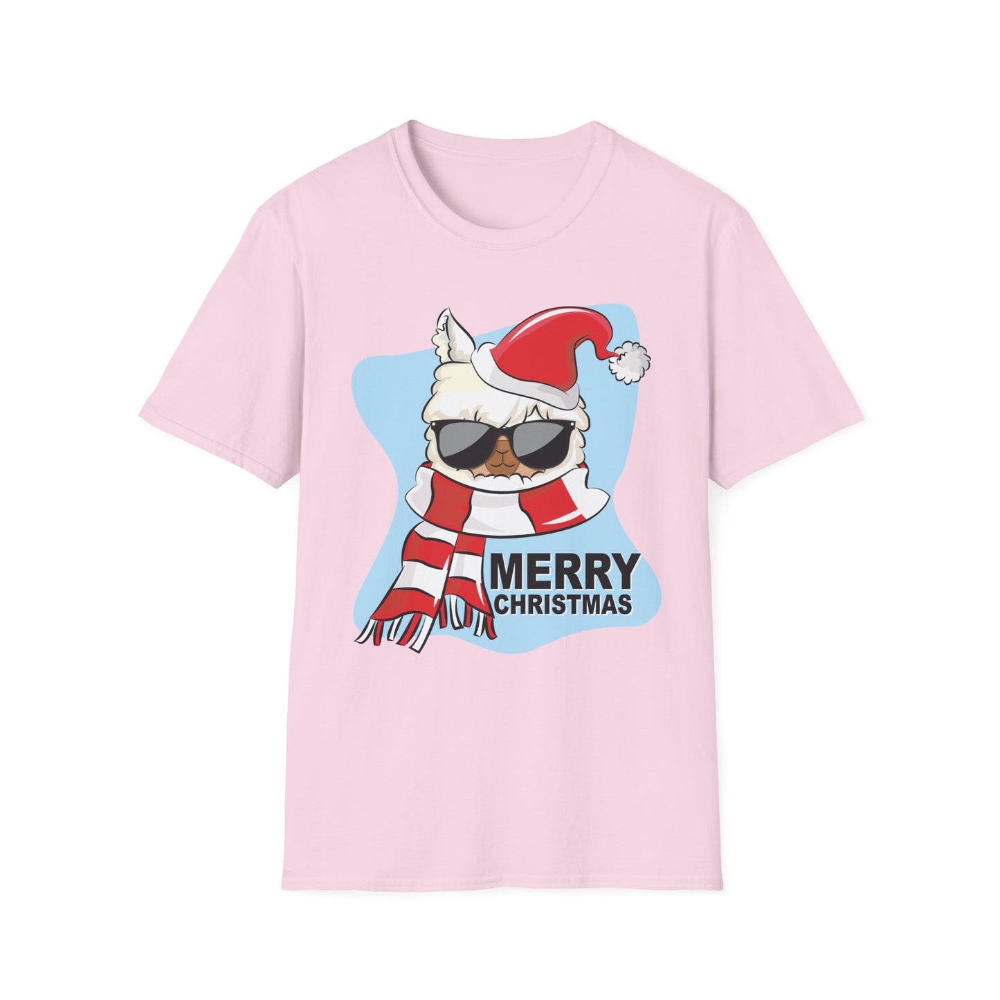 Cool Alpaca Claus T Shirt