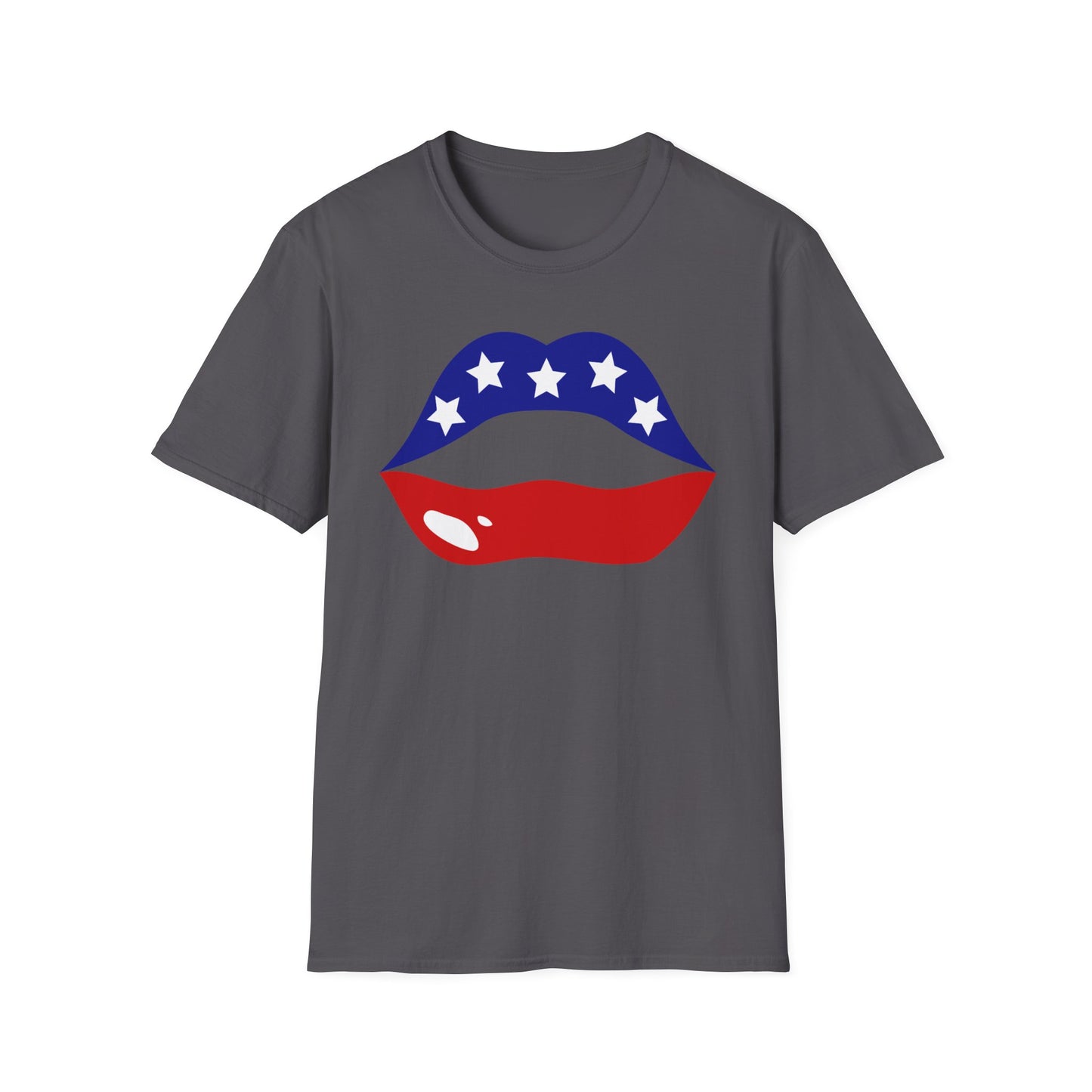 Patriotic Lips T Shirt