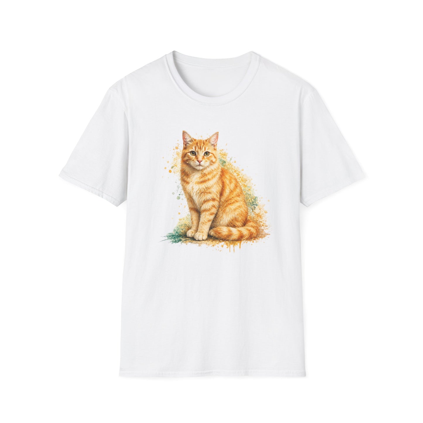 Orange Tabby Cat T Shirt