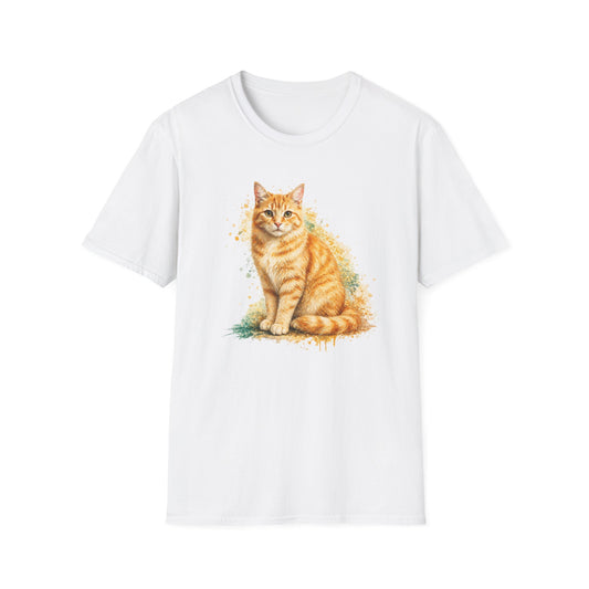 Orange Tabby Cat T Shirt