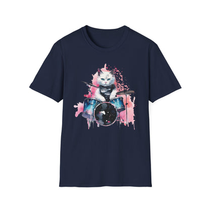Drummer Cat T Shirt