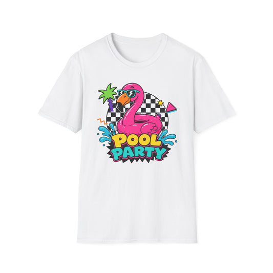 Flamingo Pool Party T Shirt