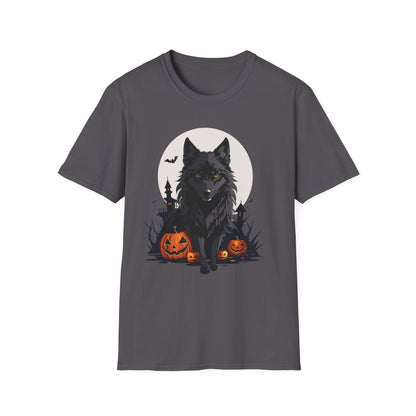 Moonlit Shadow Wolf T Shirt