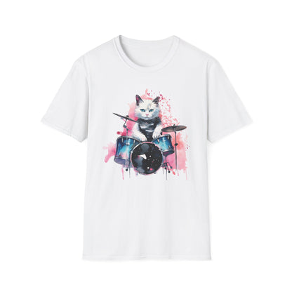 Drummer Cat T Shirt