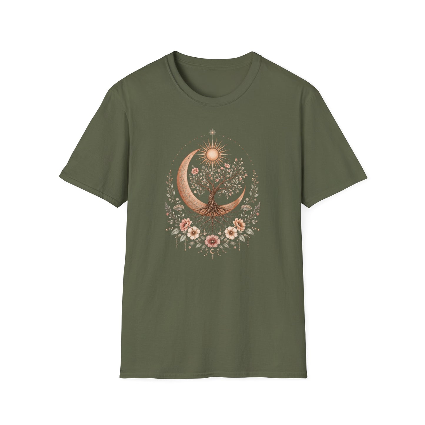 Moon Tree of Life T Shirt