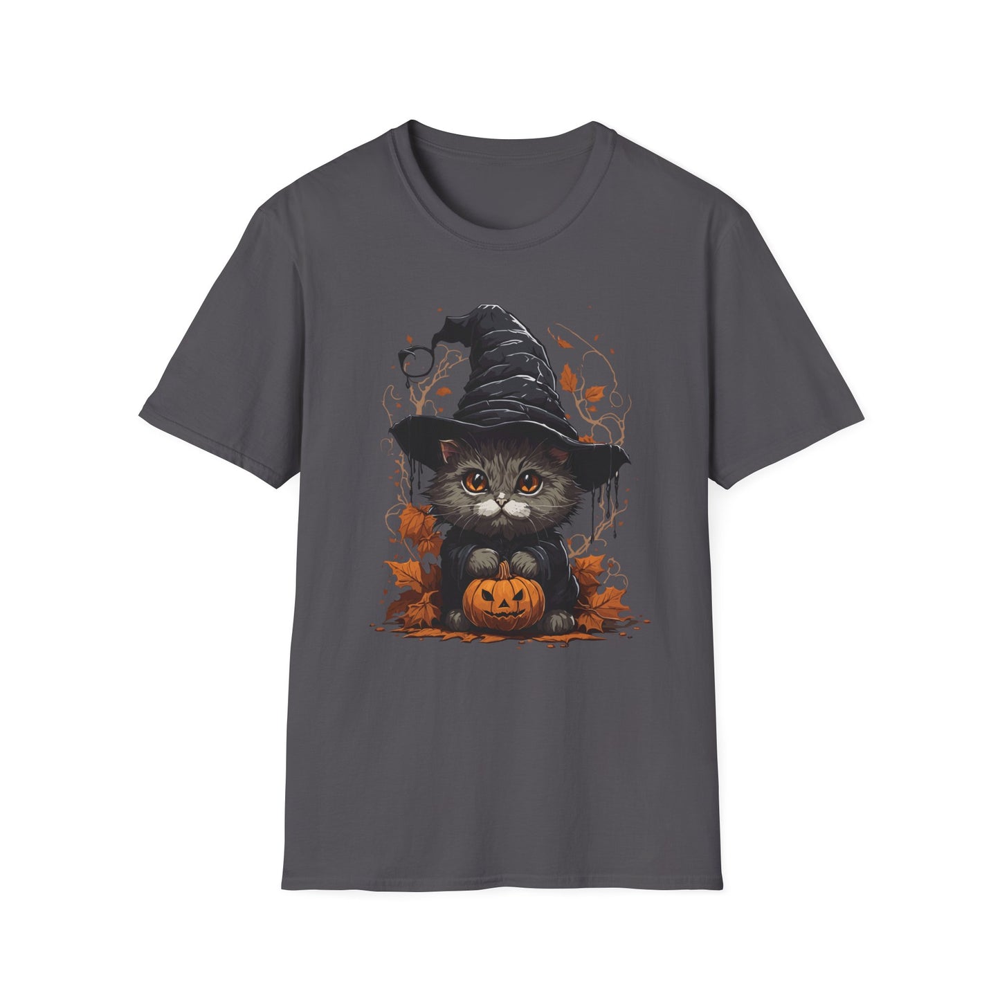 Spooky Pumpkin Kitty T Shirt