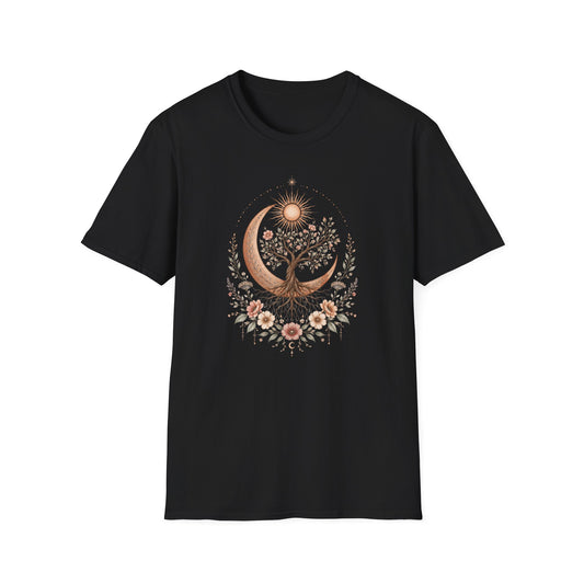 Moon Tree of Life T Shirt