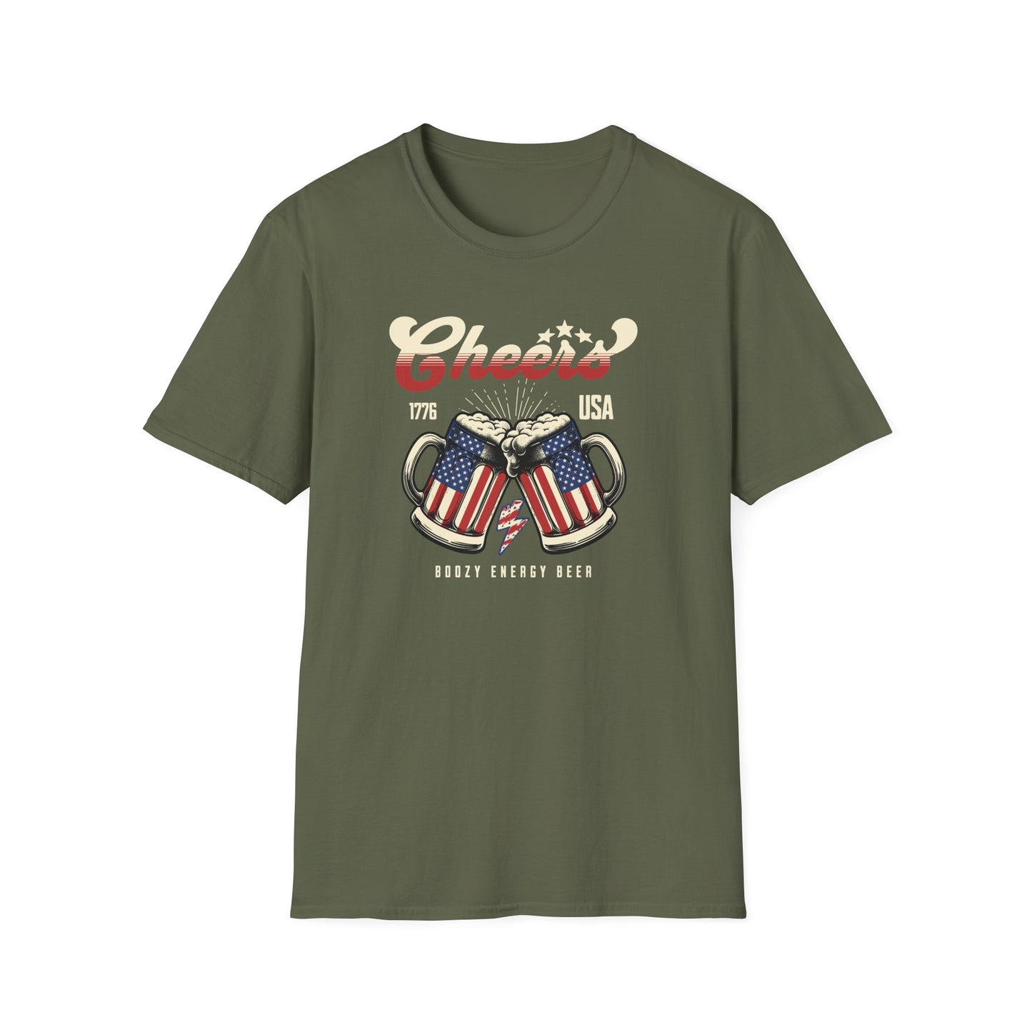 Cheers Boozy Energy Beer T Shirt