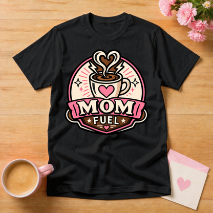 Mom Fuel Coffee T Shirt