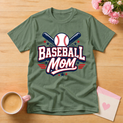 Baseball Mom T Shirt