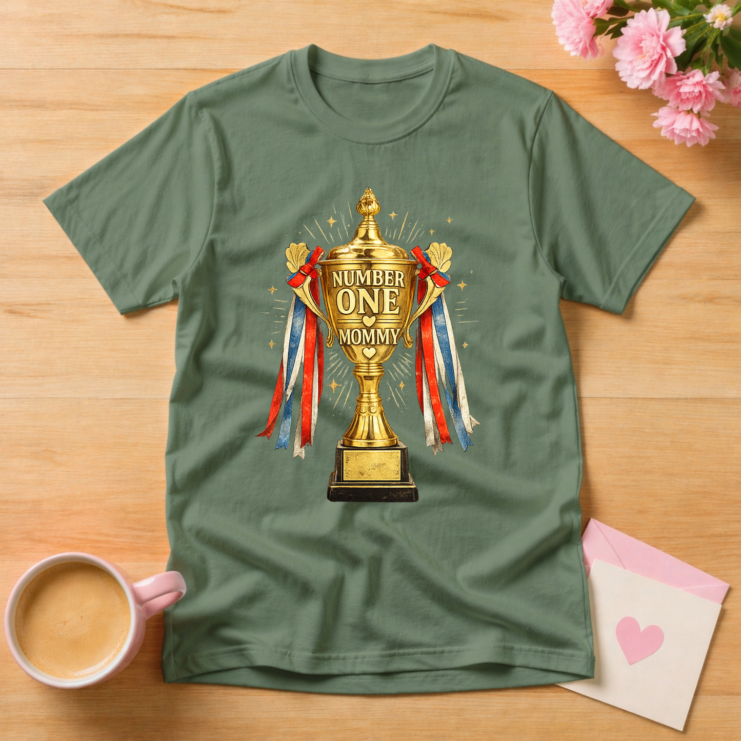 Number One Mom T Shirt