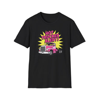 Hot Trucker Alert T Shirt
