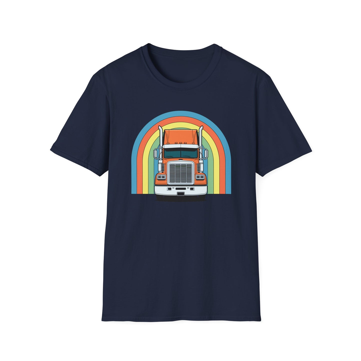 Retro Semi Truck Driver T Shirt