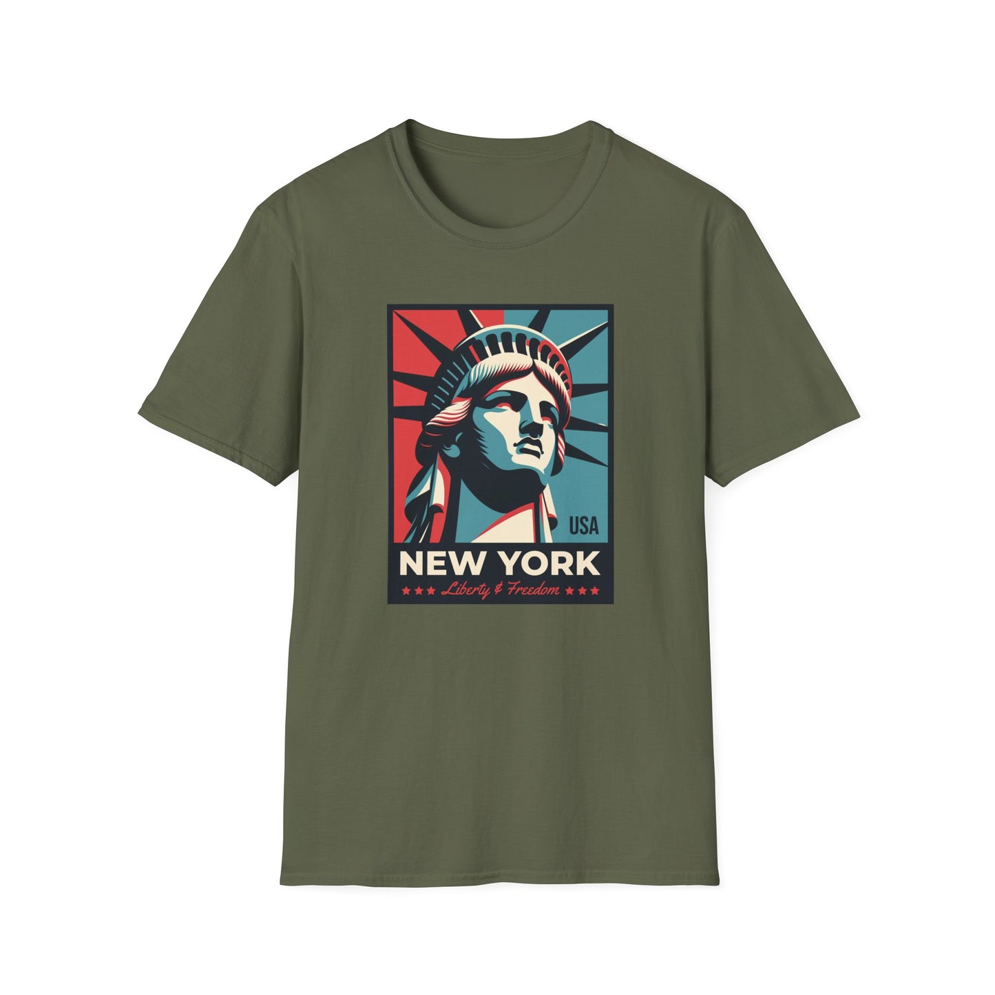 New York Liberty And Freedom T Shirt