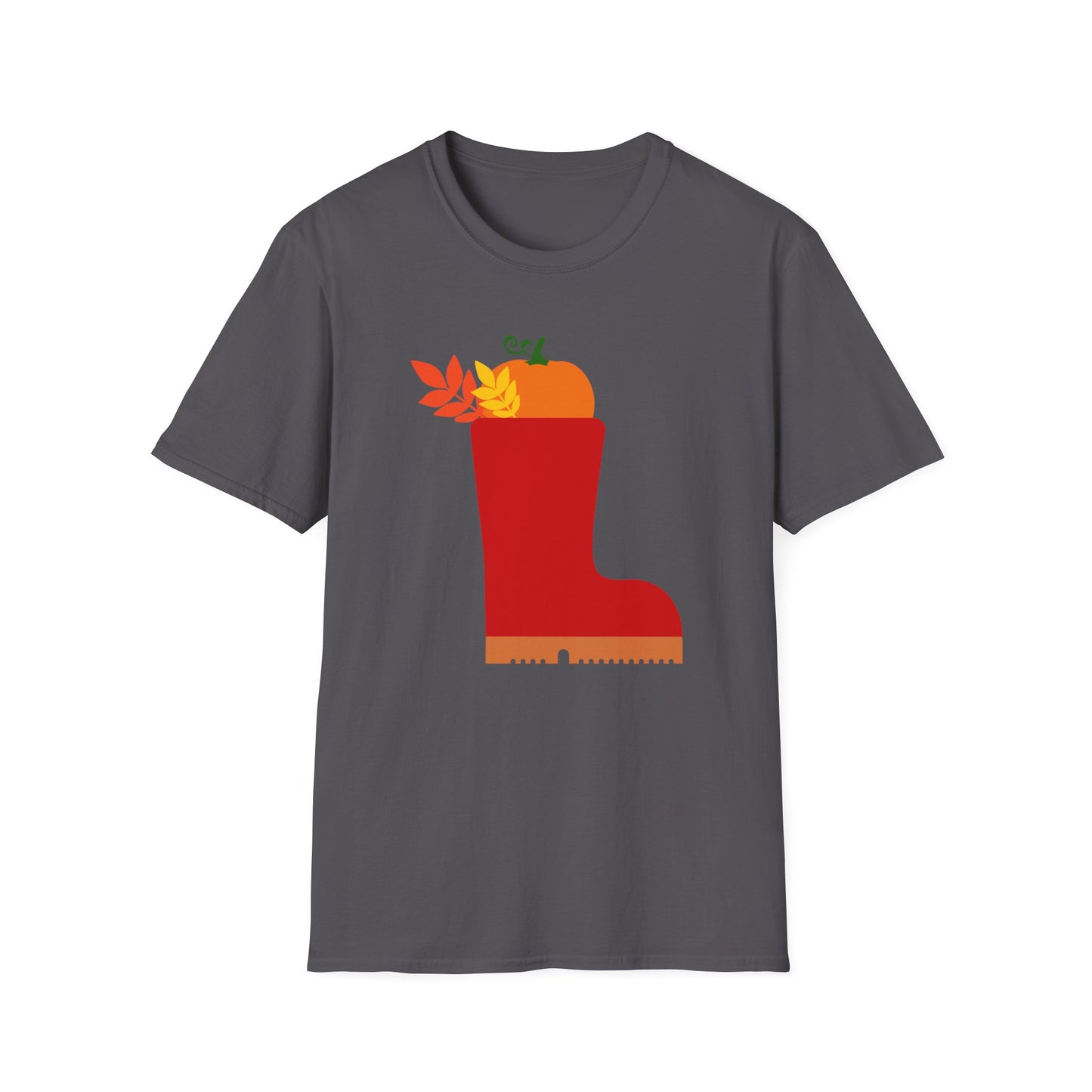 Fall Boot Pumpkin T Shirt