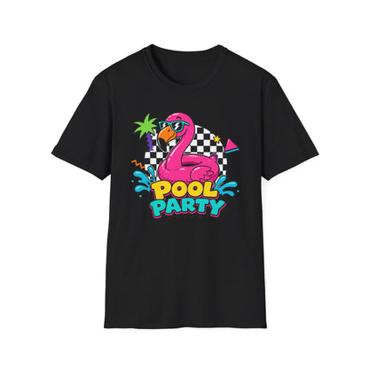 Flamingo Pool Party T Shirt