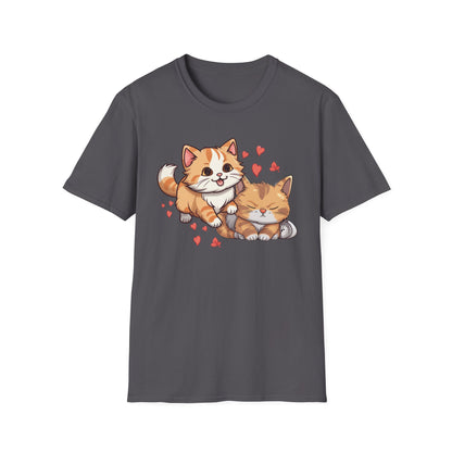 Cur Cat Friendship T Shirt
