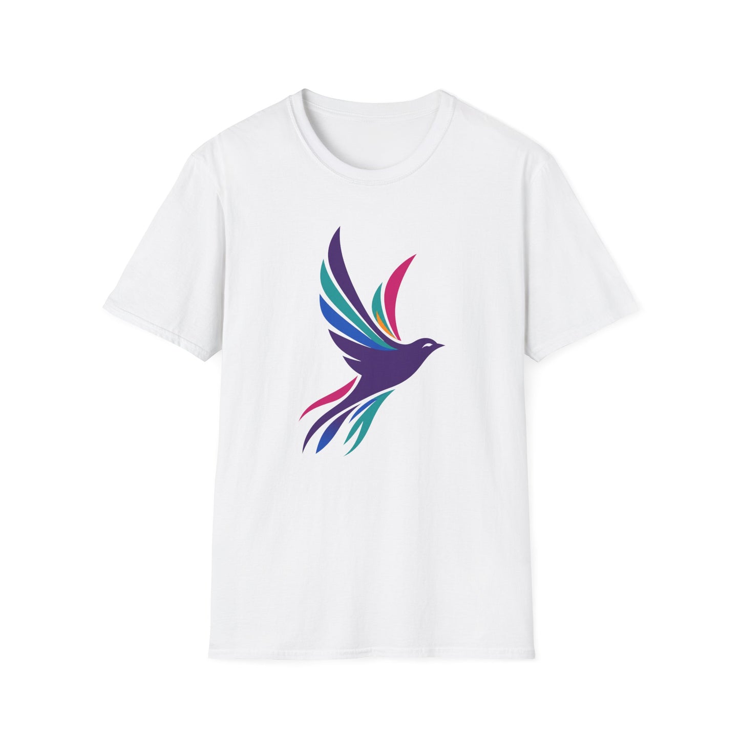 Colorful Flying Bird T Shirt