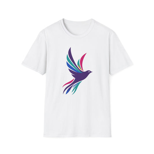 Colorful Flying Bird T Shirt