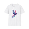 Colorful Flying Bird T Shirt