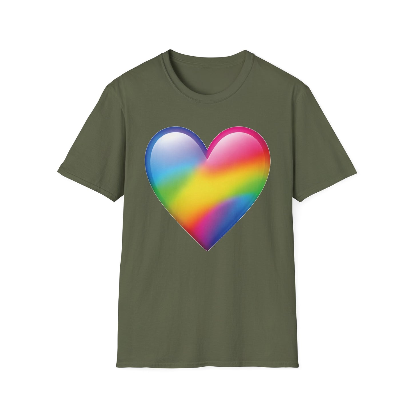Rainbow Heart T Shirt