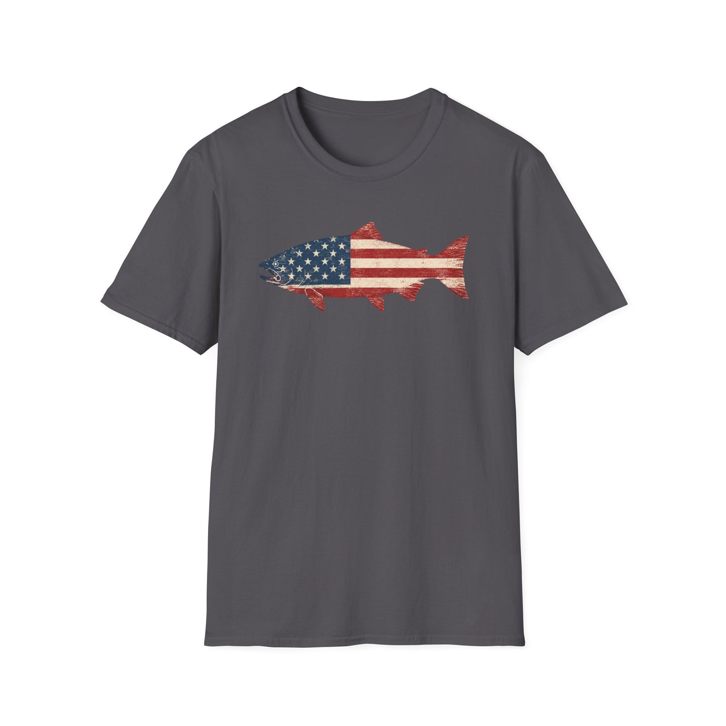 American Salmon Fishing T Shirt