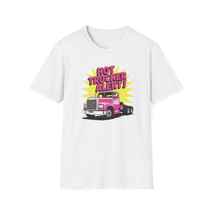 Hot Trucker Alert T Shirt