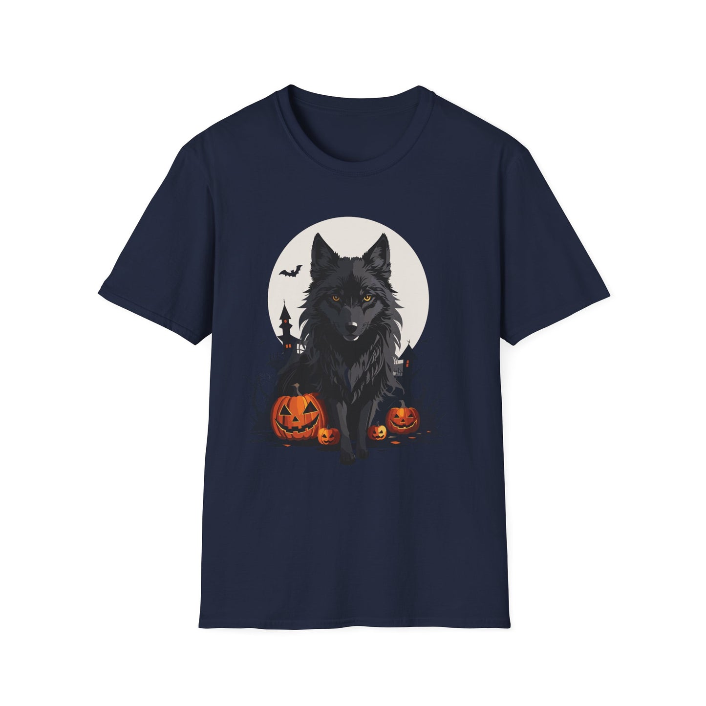 Moonlit Shadow Wolf T Shirt