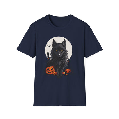 Moonlit Shadow Wolf T Shirt