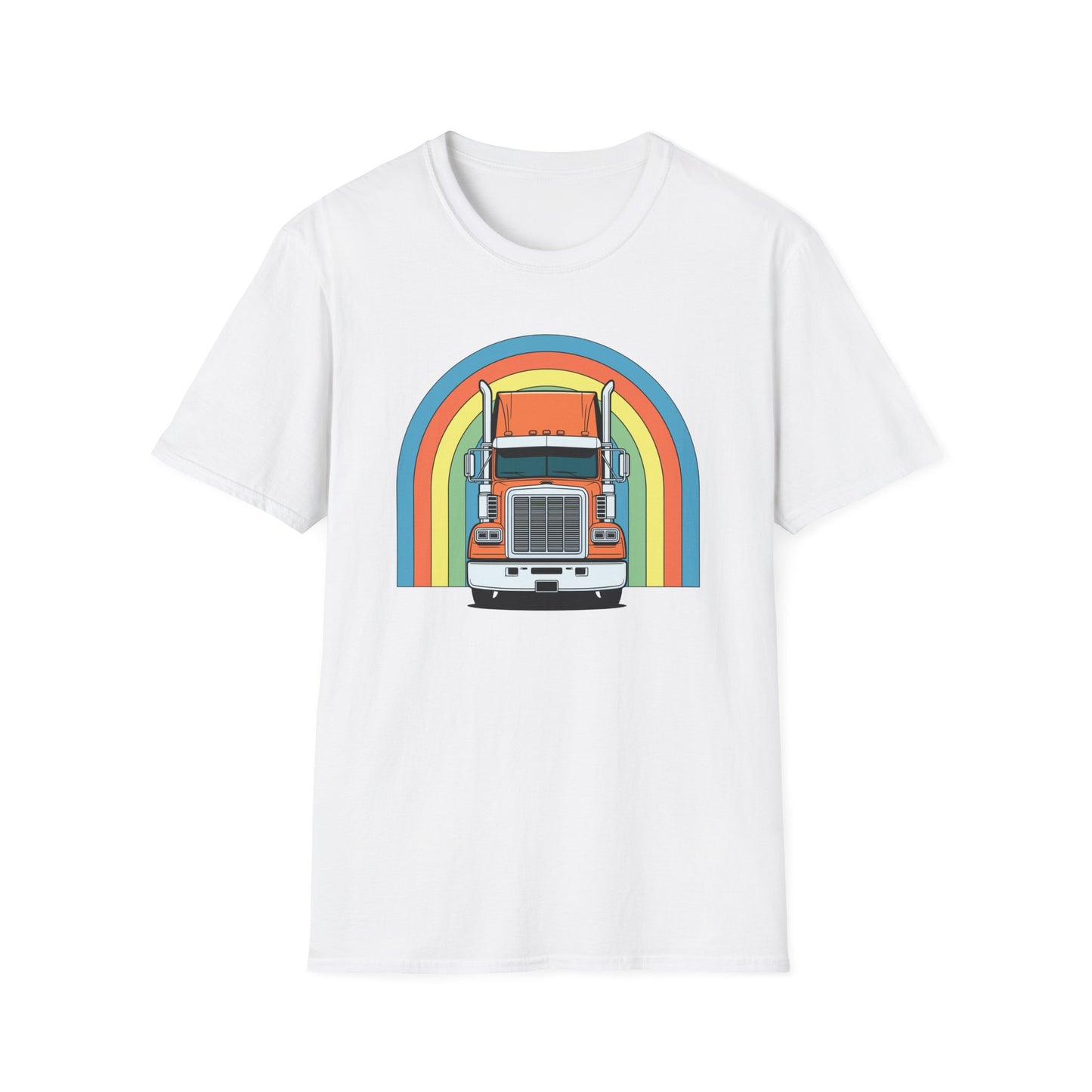 Retro Semi Truck Driver T Shirt