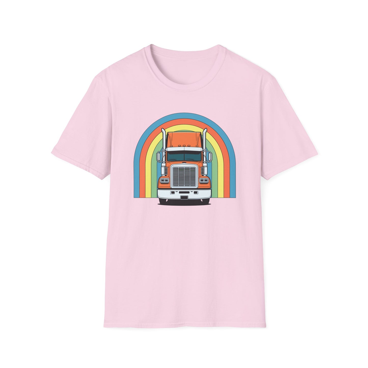 Retro Semi Truck Driver T Shirt