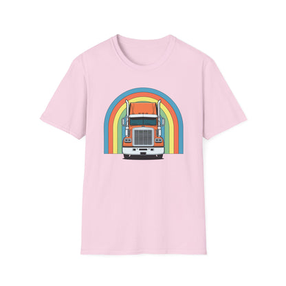 Retro Semi Truck Driver T Shirt