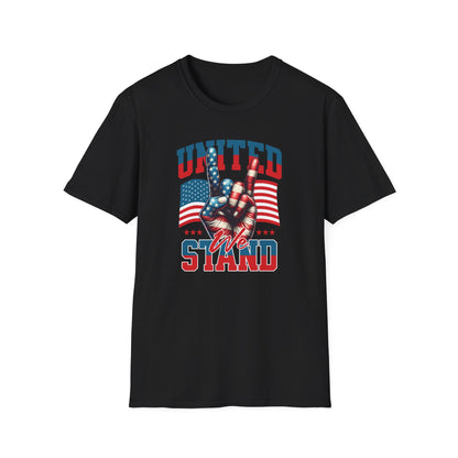 United We Stand Patriotic T Shirt