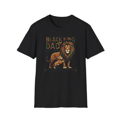Black King Dad T Shirt