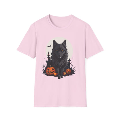 Moonlit Shadow Wolf T Shirt