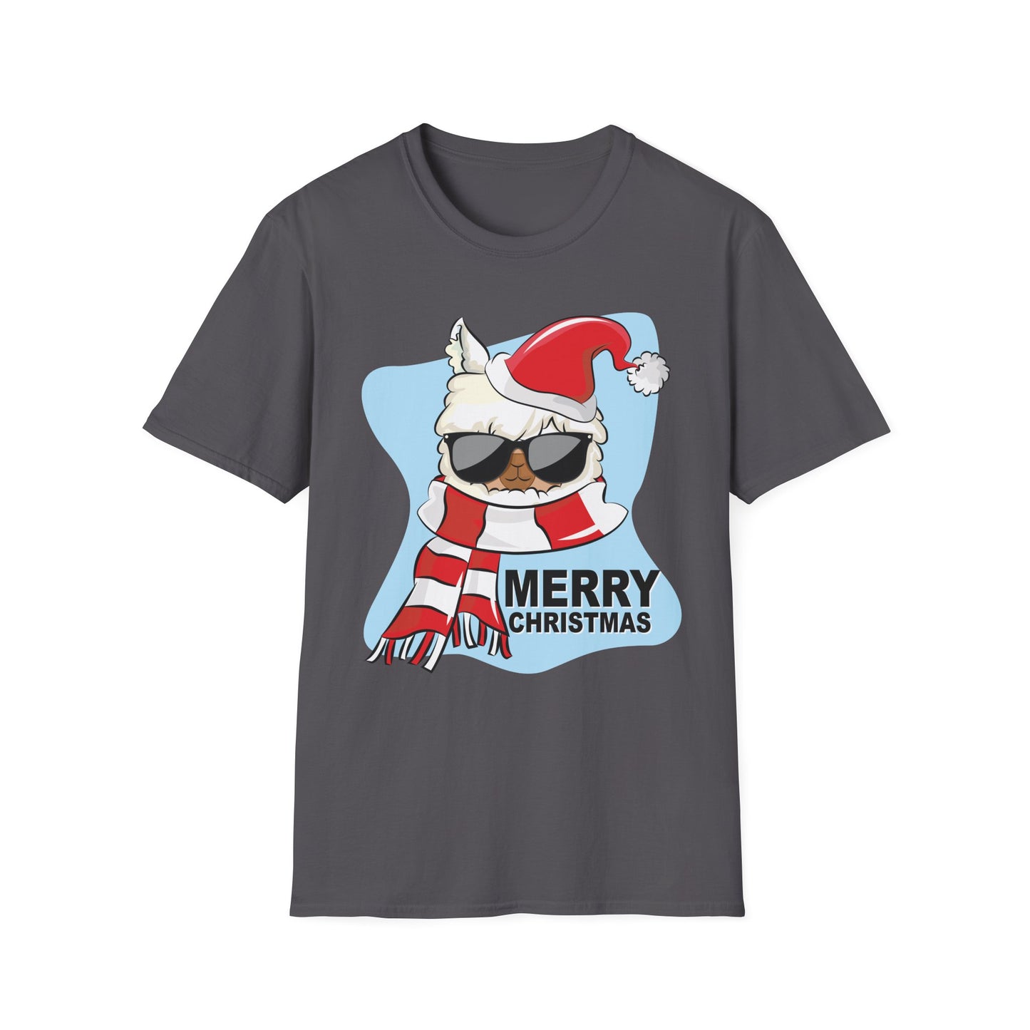 Cool Alpaca Claus T Shirt