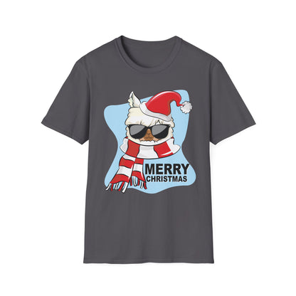 Cool Alpaca Claus T Shirt
