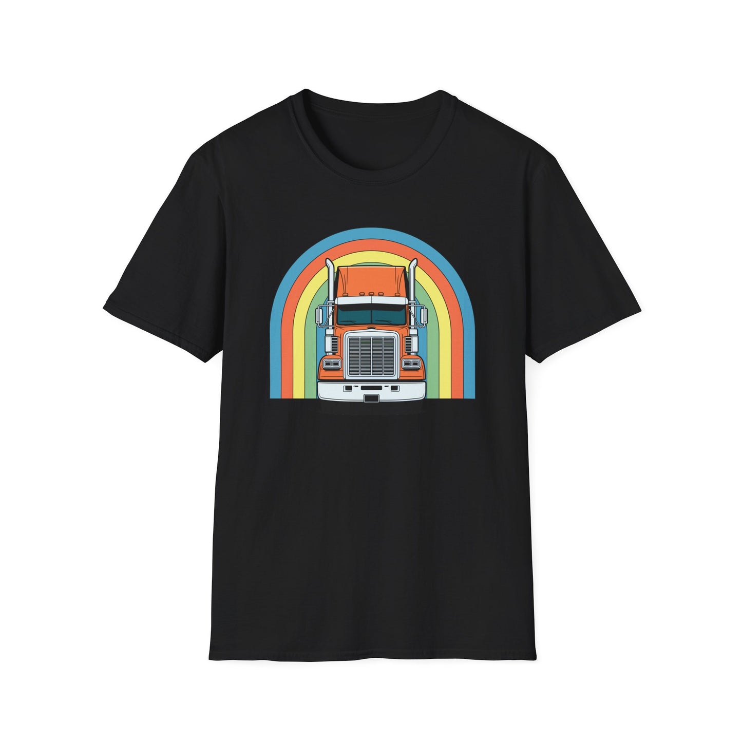 Retro Semi Truck Driver T Shirt