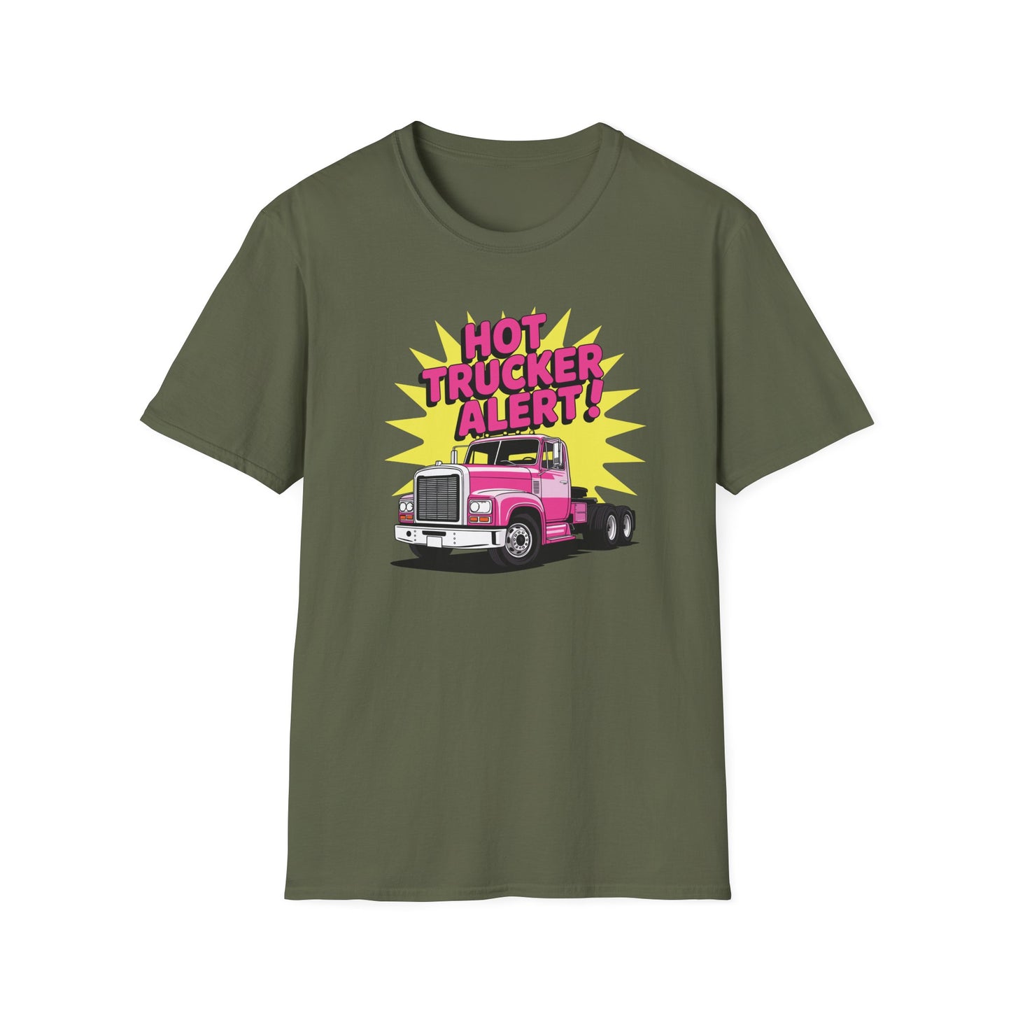 Hot Trucker Alert T Shirt