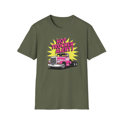 Hot Trucker Alert T Shirt