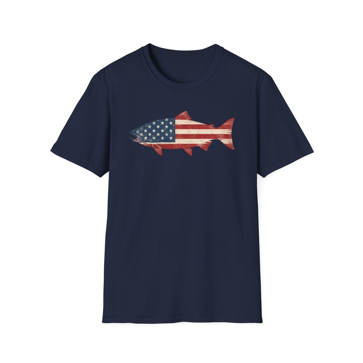 American Salmon Fishing T Shirt