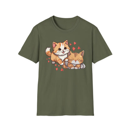 Cur Cat Friendship T Shirt