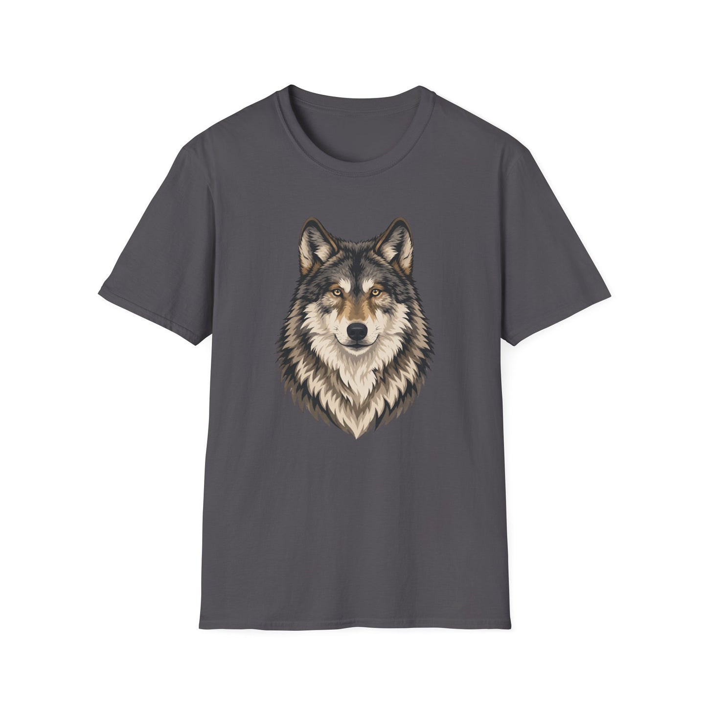 Majestic Wolf Face T Shirt