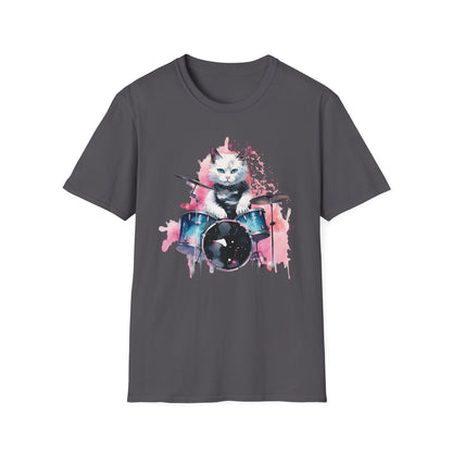 Drummer Cat T Shirt